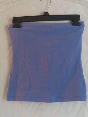 Lilu Lavender Tube Crop Top